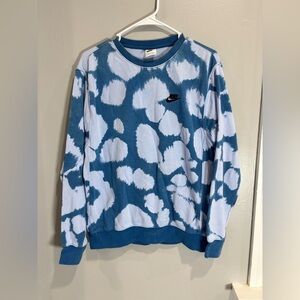 Nike Men's Women’s Sportswear Sport Essentials+ Tie Dye Crewneck Pullover Small